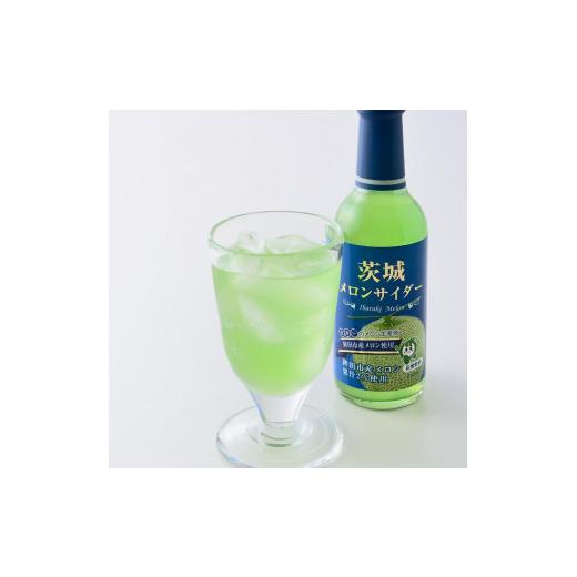 ふるさと納税 炭酸飲料 サイダー 茨城県 鉾田市 日本一のメロン生産地 鉾田市産「茨城メロンサイダー」　20本_3
