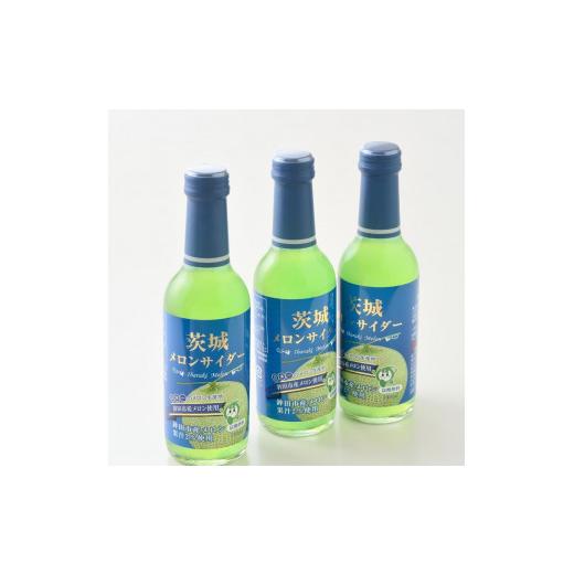 ふるさと納税 炭酸飲料 サイダー 茨城県 鉾田市 日本一のメロン生産地 鉾田市産「茨城メロンサイダー」　20本_4