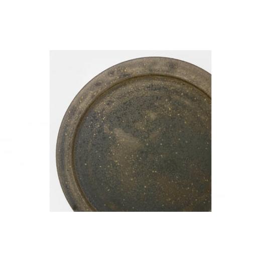 ふるさと納税 陶磁器・漆器・ガラス 神奈川県 厚木市 金彩釉の２３４３オリジナルプレート 1枚 ／ シンプル 釉薬 神奈川県 No.622の画像