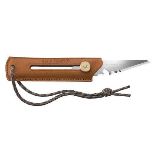 ふるさと納税 雑貨・日用品 大阪府 東大阪市 替刃式ブッシュクラフトナイフ BK1 レザー キャメル キャメル