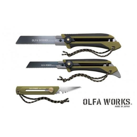 ふるさと納税 雑貨・日用品 大阪府 東大阪市 替刃式ブッシュクラフトナイフ BK1 オリーブドラブ 替刃式フィールドノコギリ FS1 オリーブドラブ 替刃式フィー…