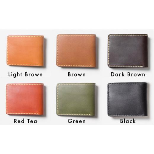 ふるさと納税 財布 福岡県 糸島市  Dark Brown DURAM クラシック二つ折り財布 2つ折り 革 レザー 9001 Duram Factory／ドゥラムファクトリー AJE053-3 Dark Br…の画像