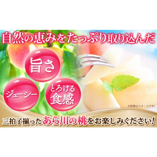 ふるさと納税 もも 和歌山県 紀の川市  桃 アフター保証付 トロっと とろける旨さ ブランド桃 あら川の桃 約2kg(5-8玉入り) お届け時期に合わせた品種を厳選し…の画像