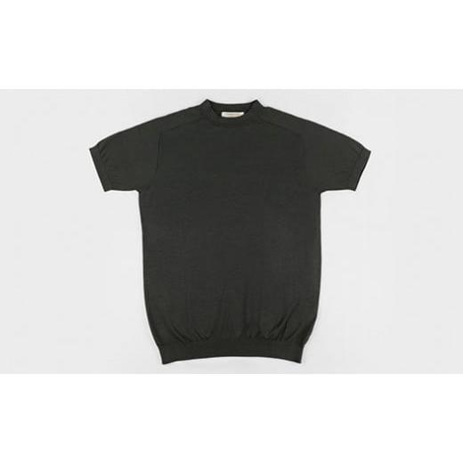 ふるさと納税 服 男 山梨県 市川三郷町 シルク半袖インナー(メンズ)セルフケアシリーズ Lサイズ(チャコールグレー) 5839-9548 チャコールグレー