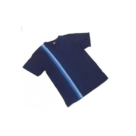 ふるさと納税 織物・繊維品 徳島県 - 男女兼用 藍染Tシャツ（３XLサイズ)の画像