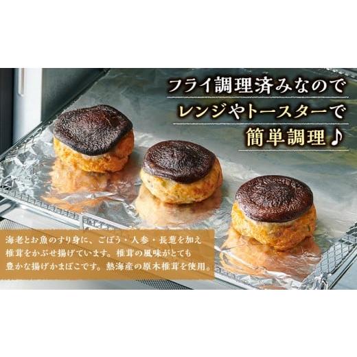 ふるさと納税 魚貝類 かまぼこ 静岡県 熱海市  真空 しいたけ坊ちゃん丸 3Pの画像