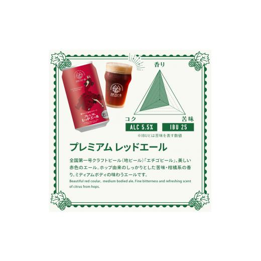 ふるさと納税 新潟県 新潟市 【定期便2ヶ月】エチゴビール【1ヶ月目】こしひかり越後ビール350ml缶×12本【2ヶ月目】プレミアムレッドエール350ml缶×12本 