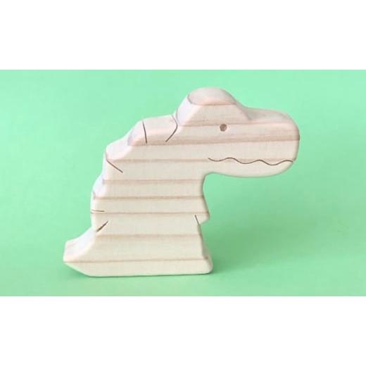 木工品・竹工品 北海道 赤平市 かわいい 恐竜つみき7種セット　 工芸品 インテリア 【飯】 玩具 おもちゃ