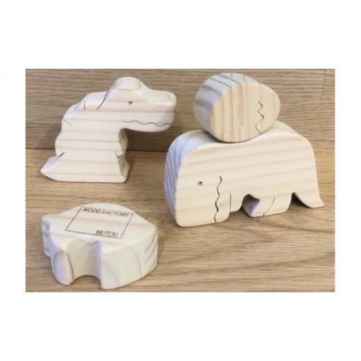 木工品・竹工品 北海道 赤平市 かわいい 恐竜つみき7種セット　 工芸品 インテリア 【飯】 玩具 おもちゃ