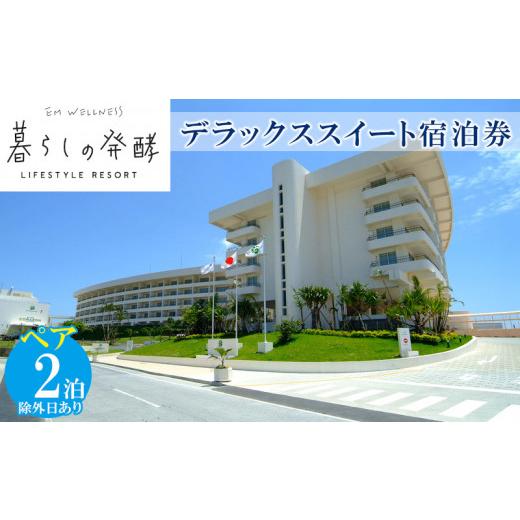 ふるさと納税 宿泊券 沖縄県 北中城村 EMウェルネスの宿泊ペア券 デラックススイート2泊 沖縄 1358691