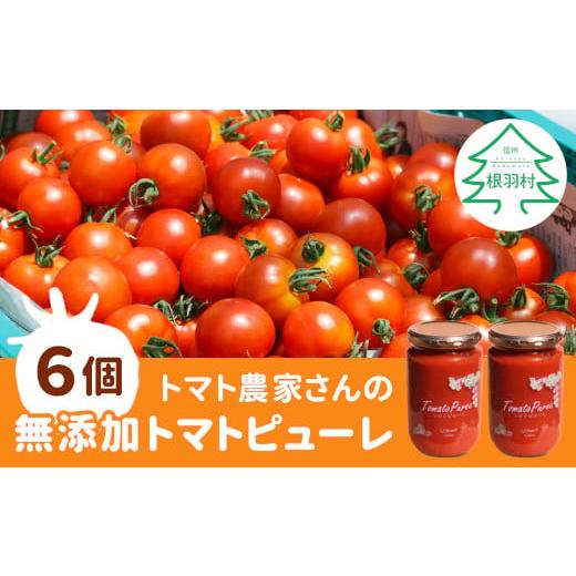 ふるさと納税 長野県 根羽村 トマト農家さんのトマトピューレ 6個 ( 320g×6個 ) 21000円