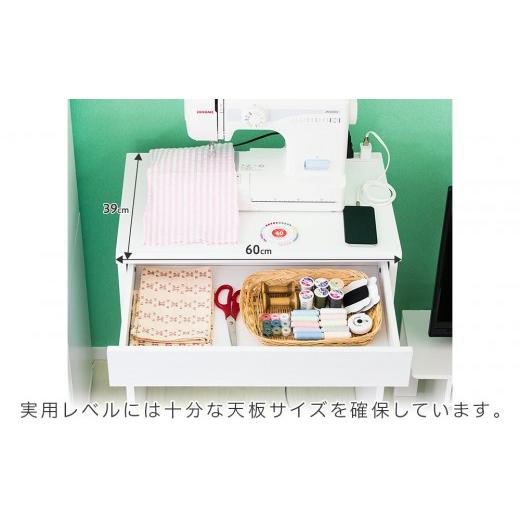 ふるさと納税 木工品・竹工品 和歌山県 海南市 コンパクトデスク コンセント付 幅60cm ウォールナット aku100623802 ウォールナット aku100623802の画像
