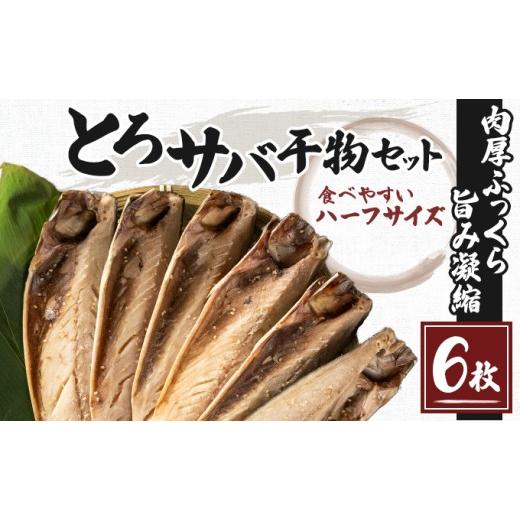 ふるさと納税 干物 サバ 秋田県 にかほ市 とろサバ 干物 6枚 お試し ハーフサイズ おひとり様 簡単調理 冷凍保存 1枚約200g前後×6枚 合計約1.2kg前後