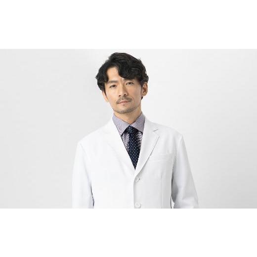 ふるさと納税 服 男 東京都 台東区 レピウスの白衣 メンズ ブリティッシュトラッドテーラー3Bドクターコート / ネーム刺繍付き (サイズ:44サイズ) 44サイズ