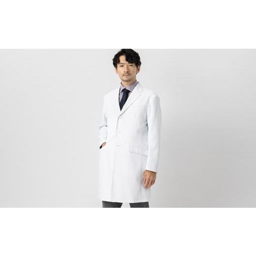 ふるさと納税 服 男 東京都 台東区 レピウスの白衣 メンズ ブリティッシュトラッドテーラー3Bドクターコート ／ ネーム刺繍付き (サイズ：44サイズ) 44サイズの画像