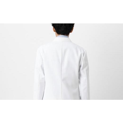 ふるさと納税 服 男 東京都 台東区 レピウスの白衣 メンズ ブリティッシュトラッドテーラー3Bドクターコート ／ ネーム刺繍付き (サイズ：44サイズ) 44サイズの画像