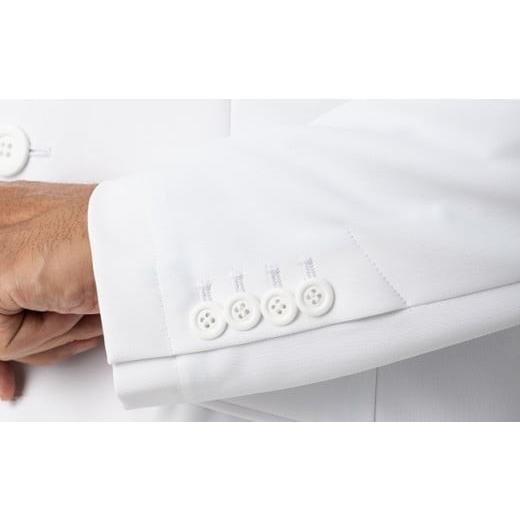 ふるさと納税 服 男 東京都 台東区 レピウスの白衣 メンズ ブリティッシュトラッドテーラー3Bドクターコート ／ ネーム刺繍付き (サイズ：44サイズ) 44サイズの画像