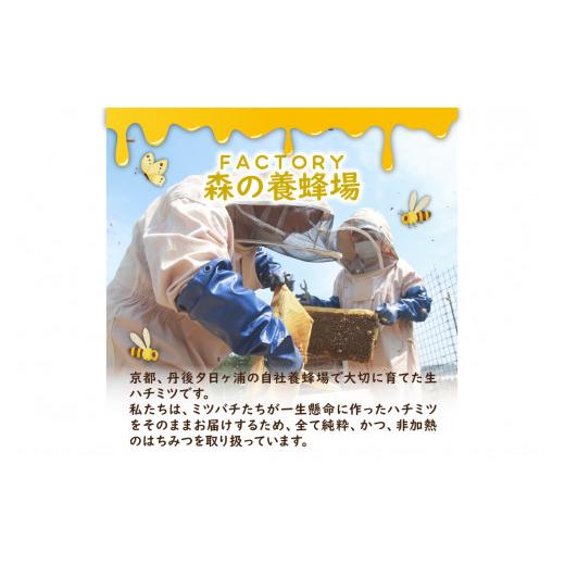 ふるさと納税 加工品等 はちみつ 京都府 京丹後市  国産 ハチミツ 京丹後産巣蜜（200ｇ）KYOTOTANGOHONEY森の百花蜜 純粋非加熱天然ハチミツの巣みつ 蜂蜜・は…の画像