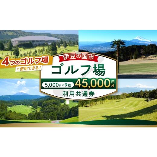 ふるさと納税 ゴルフ場利用券 静岡県 伊豆の国市 伊豆の国市ゴルフ場利用共通券D(5000円×9枚) 共通券D(5000円×9枚)| 寄付額:150000円