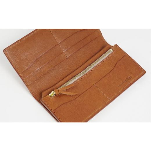 ふるさと納税 財布 福岡県 糸島市  ネイビー 薄型 の 長財布 《糸島》 LADIES&GENTLEMEN 革製品 革財布 サイフ ADK005-4 ネイビーの画像