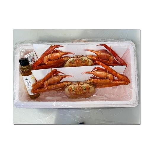 ふるさと納税 鳥取県 境港市 C19 特大　冷凍浜茹で紅ズワイガニ（美味しいかに酢付き） 