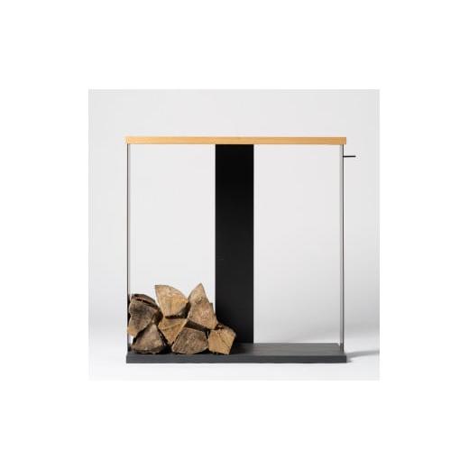 ふるさと納税 木工品・竹工品 北海道 東川町 Firewood Shelf 薪棚[樹種:オーク]Mサイズ オーク