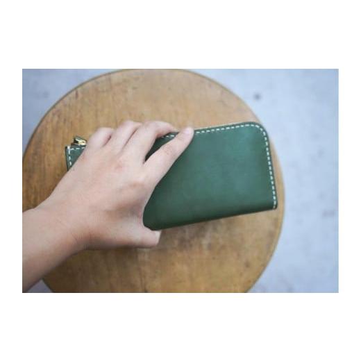 ふるさと納税 財布 栃木県 栃木市 栃木レザー使用｜滑らか本革Lジップ長財布｜Lzip wallet 01｜レッド｜minca（全6色） Lzip wallet 01／レッドの画像