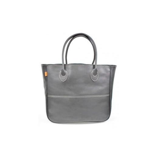 ふるさと納税 カバン トートバッグ 栃木県 栃木市 栃木レザー使用|ソフトな手触り 本革 A4も入る大容量 本革トートバッグ|Tote bag 03 L|ブラック|minca(…