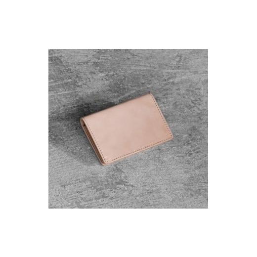 ふるさと納税 ファッション 栃木県 栃木市 栃木レザー使用|約50枚収納 本革名刺入れ|Card holder 02|タン|minca(全7色) Card holder 02/タン/minca…