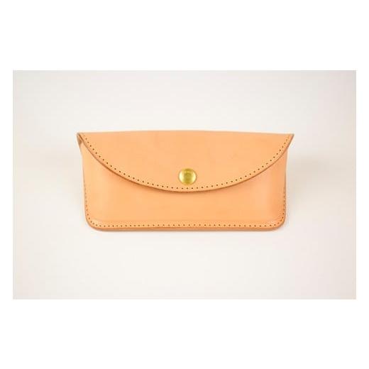 ふるさと納税 小物 栃木県 栃木市 minca 栃木レザーのメガネケース 本革 /Glasses case 01/タン(生成) 525 ファッション 人気 おすすめ Glasses case 01/…