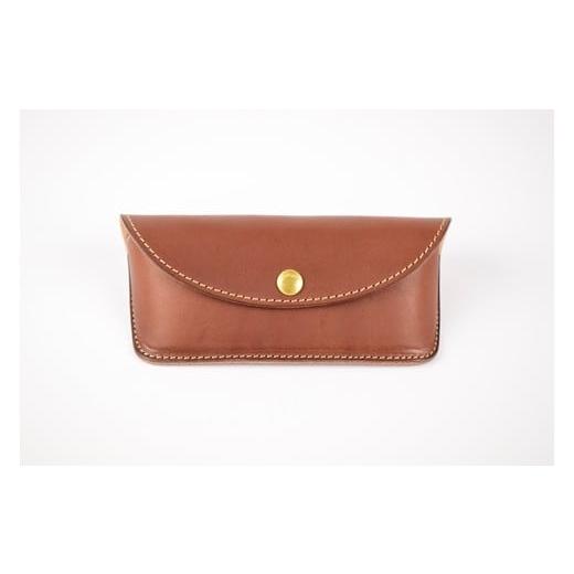 ふるさと納税 小物 栃木県 栃木市 minca 栃木レザーのメガネケース 本革 /Glasses case 01/チョコ 525 ファッション 人気 おすすめ Glasses case 01/チョ…