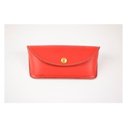 ふるさと納税 小物 栃木県 栃木市 minca 栃木レザーのメガネケース 本革 /Glasses case 01/レッド 525 ファッション 人気 おすすめ Glasses case 01/レッ…