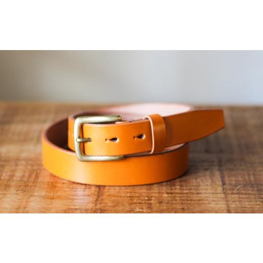 ふるさと納税 小物 栃木県 栃木市 minca 幅30mmベルト/34インチ 栃木レザーの希少な「ハーネスレザー」使用の贅沢な1枚革のレザーベルト/キャメル/HL-B01…