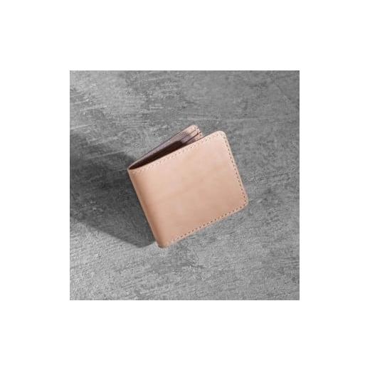ふるさと納税 財布 栃木県 栃木市 栃木レザー使用|滑らか本革二つ折り財布|Half wallet 01|タン|minca(全7色) Half wallet 01/タン