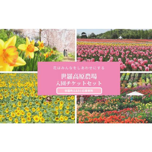 ふるさと納税 入場券・優待券 広島県 世羅町 花畑入園チケット 4枚[世羅高原農場]しだれ桜 チューリップ ひまわり ダリア ガーデンマム 観光 農園 A041-10