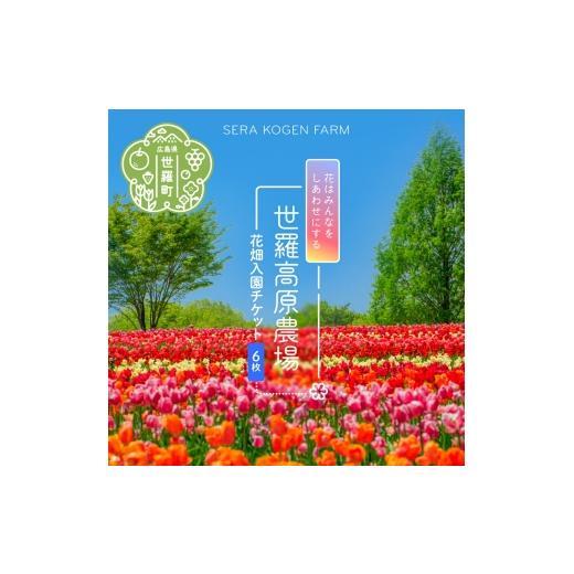 ふるさと納税 入場券・優待券 広島県 世羅町 花畑入園チケット 6枚[世羅高原農場]しだれ桜 チューリップ ひまわり ダリア ガーデンマム 観光 農園 A041-11