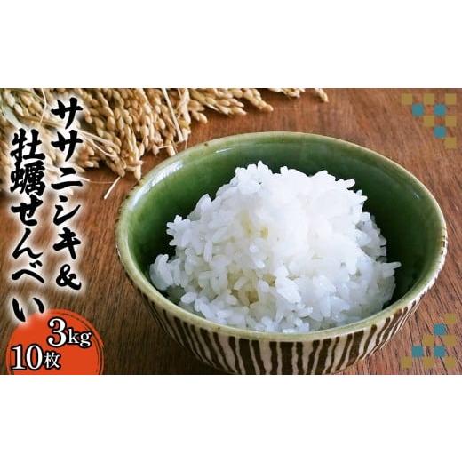 ふるさと納税 米 ササニシキ 宮城県 松島町 宮城県松島町産ササニシキ3kg、小さなカキとコメと10枚入りセット / ササニシキ 米 白米 3kg 特別栽培米 減農薬 …