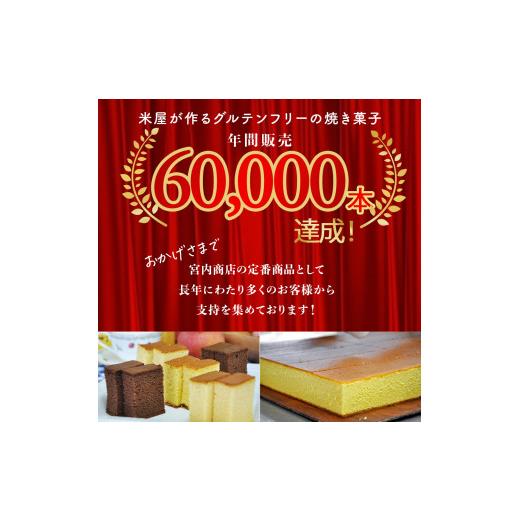 ふるさと納税 菓子 カステラ 高知県 四万十町 四万十の米粉カステラ 龍馬の太鼓判 プレーン＆プレーン半斤2本セット Bmu-B69 焼き菓子 お菓子 グルテンフリー…_2