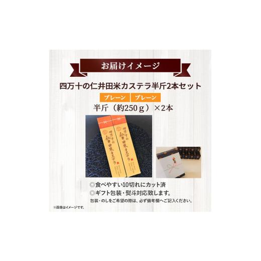 ふるさと納税 菓子 カステラ 高知県 四万十町 四万十の米粉カステラ 龍馬の太鼓判 プレーン＆プレーン半斤2本セット Bmu-B69 焼き菓子 お菓子 グルテンフリー…_6