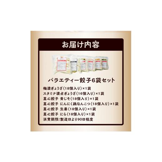 ふるさと納税 福岡県 久留米市 バラエティー餃子6袋セット｜furusatochoice｜08