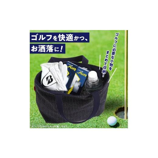 ふるさと納税 ゴルフグッズ バッグ・ケース 福岡県 久留米市 久留米絣ゴルフラウンドトートバック（BG）_久留米絣 ゴルフラウンド トートバッグ BG 日本 三大…の画像