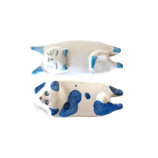 ふるさと納税 雑貨・日用品 福岡県 岡垣町 受注制作 猫×犬セット 長さ8.5cm、幅3.5cm、高さ1.5cm 受注制作 猫×犬セット 長さ8.5cm、幅3.5cm、高さ1.5cm