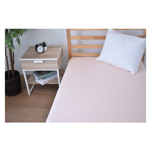 ふるさと納税 タオル・寝具 愛知県 蒲郡市 G0387 ジャガード織り フラットシーツ 同色2枚組み:配送情報備考 ピンク ピンク
