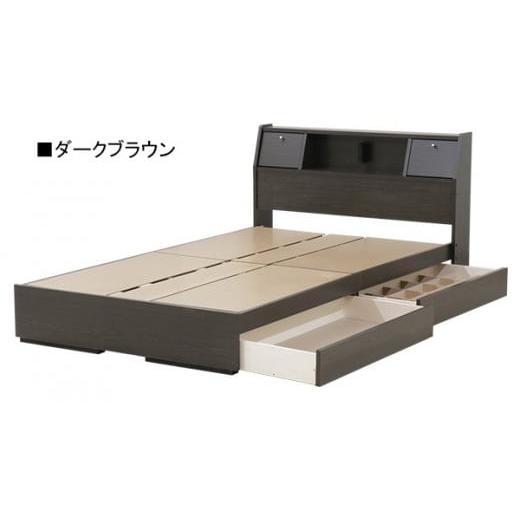 ふるさと納税 家具 インテリア・寝具・収納 愛知県 知立市  組立サービス付 K333　シングルサイズベッド　国産ポケットコイルマットレス(108618) 付(ダークブ…_2