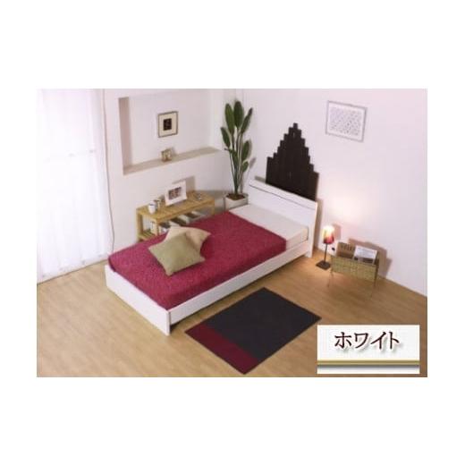 ふるさと納税 家具 インテリア・寝具・収納 愛知県 知立市 組立サービス付 284 ダブルサイズ パネル型ラインデザインベッド 国産ボンネルコイルマットレス…