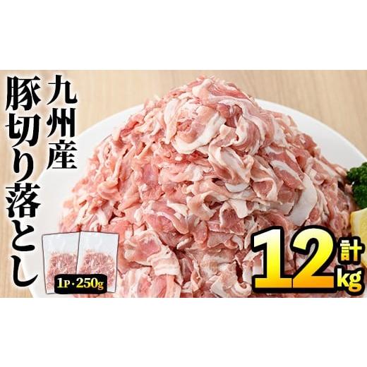 ふるさと納税 豚肉 鹿児島県 阿久根市 選べるパック数・配送回数 定期便・全6回(偶数月) 豚肉ウデモモ切り落とし(計12kg・1パック250g) 小分け 国産 豚肉 豚…