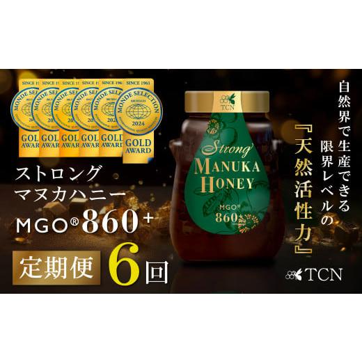 ふるさと納税 大阪府 和泉市 [定期便]全6回 ストロング マヌカハニー [MGO860+]500g(FC027-XY)