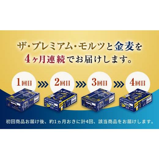 ふるさと納税 ビール 熊本県 嘉島町 FK7-0119 プレモル・金麦交互4回お届け便 《サントリー ザ・プレミアム・モルツ350ml×1ケース（24本入）》《サントリー金…の画像