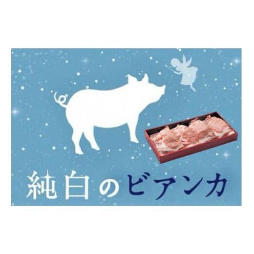 ふるさと納税 新潟県 阿賀野市 純白のビアンカ 豚ロース焼肉用 800g 豚肉 透き通るような 白い脂身 歯切れの良い 肉質 香り高い 上品な甘み 1D05009