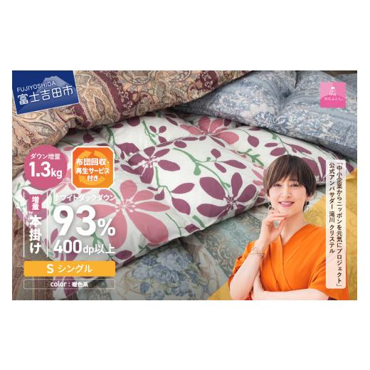 ふるさと納税 タオル・寝具 掛け布団 山梨県 富士吉田市 羽毛布団 数量限定 緊急支援品 訳あり 布団回収・再生サービス付き・甲州羽毛ふとん 本掛けふとんロ…